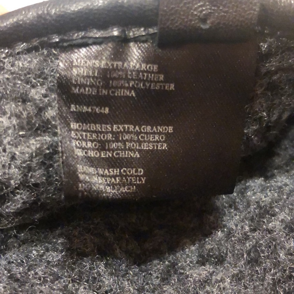 Leather Gloves / Men/ Extra Large - image 6